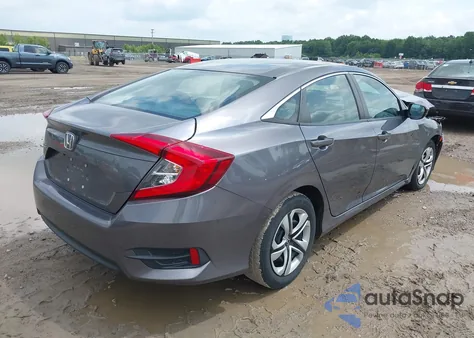 2017 Honda Civic Lx из США, поврежденный, VIN 19XFC2F56HE070881